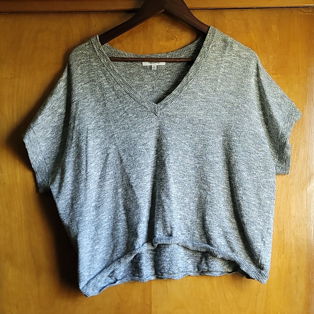 Madewell Women's Cropped Boxy Knit Tee